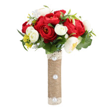 Wedding Day Enchantment, Elegant Bride Bridesmaid Flowers, Exquisite Craftsmanship, Romantic Bridal Holding Bouquets For Wedding Decoration Ceremony (