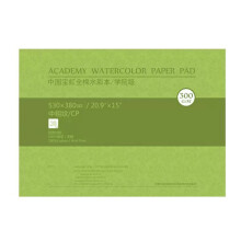 300g Cotton Watercolor Paper Pad 20 Sheets Acid-4k center crude