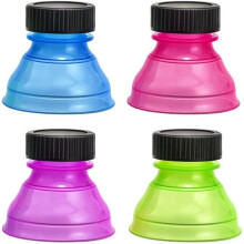 Soda Can Covers Reusable Plastic Fizz Lid Caps Bottle 1 Piece Fits Standard Beer And Soda Cans Color Random