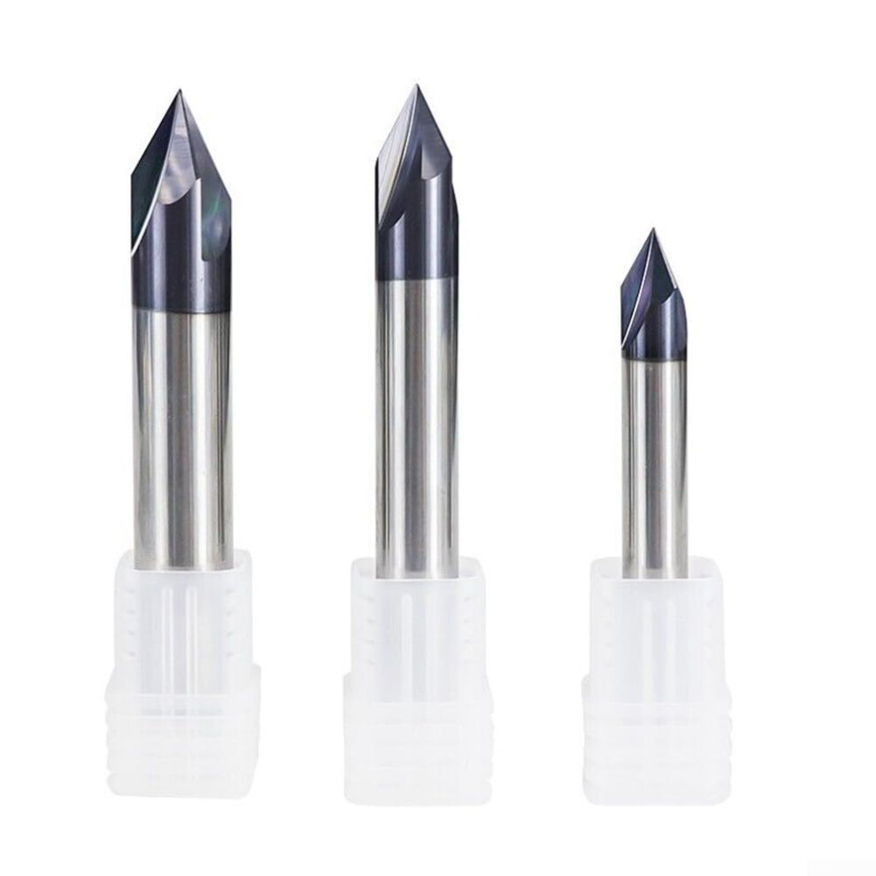 Chamfering Milling Cutter 3 Flute Carbide Router 90 Degree Chamfer Diameter D10 Long Lasting Tool Life