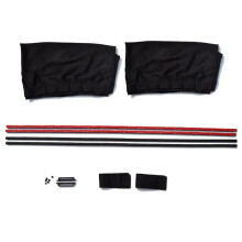Universal Car Sunshade Privacy Curtain with UV Protection and Heat Reduction for Rear Seat