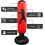 Standing Punch Bag  Inflatable Punching Column For Children, Standing Boxing Bag, Model 809, Red Pattern 2