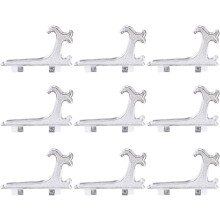 Suporte dobrável de acrílico de alta qualidade para exibição de quadros, com largura ajustável, perfeito para decoração de casa e escritório.