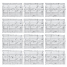 Treasure Chest Candy Boxes Elegant Plastic Storage Chests Wedding Favor Boxes Hollow Out Design Party Decor Treasure Containers Tight Seams Bright Col