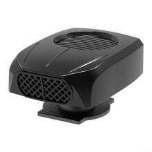 Vehicle Heater and Cooling Fan for Windscreen Defrost and Defogger 150W 12V AllSeason Car Accessory With 360Degree Mount