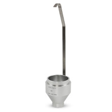 Portable Immersion Viscosity Cup 100 mL Stainless Steel Flow Nozzle For Paint Finishes Oil Dyes Sauces Honey