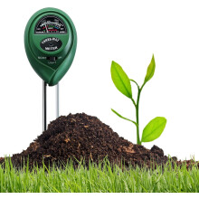 Garden Soil Meter 3 In 1 Moisture PH Sunlight Hygrometer For House And Outdoor Vegetable Gardens No Batteries Required