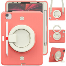 Funda para iPad Pro 3/2/1 11" con Soporte y Correa para el Hombro Rosa