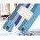 Funda para iPad Pro 12,9" con soporte y espacio para el lápiz azul 2