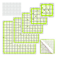 Professional Acrylic Quilting Ruler With Measurement-Green