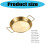 Contemporary Nonrust Steel Serving Platters Double Handle-24cm 4