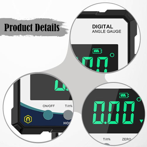 Digital Angle Gauge Meter Inclinometer Measurement Data Retention For Installing Work 2