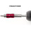 Magnetic Pivot Drill Bit Holder 2Pack, 91mm & 145mm Extensions, 1/4 In Hex, QuickRelease, Red 3