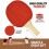 Σετ ρακετών πινγκ πονγκ, άνετη λαβή, κανονικού μεγέθους ρακέτες πινγκ πονγκ με 3
