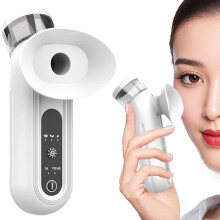 Heated Nano Eye Mist Steam Sprayer for Dry Eyes, Steam Therapy Wand, Cold and Hot Compress Modes, Handheld Facial Sprayer
