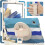 Funda para Samsung Galaxy Tab A 8.0" con correa de hombro Azul 1