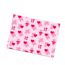 4Pcs Valentine's Day Themed Wrapping Paper Love Heart-type D
