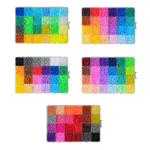 2,6 mm buntes Bastelperlen-Set, 24 farbige-buntes Leben 1