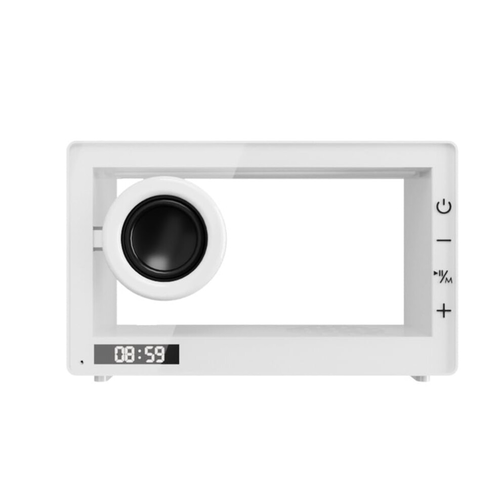 Portable Retro Bluetooth Speaker Clock Model Hifi Wireless Transparent Soundbar Rgb Tf Card Mp3 Player Light 9105992691227