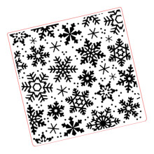 SnowflakTextured Embossing Folder Artistic Textured Templates
