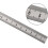 Protractor 180Degree Stainless Steel, Math Protractor, Woodworking Ruler for Construction Tool, 10 Cm 5