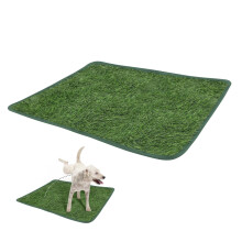 Wearresistant Artificial Grass Pet Pee Pad Nonslip Washable Dog Grass Mat For Cage Indoor Use Puppy Training Travel