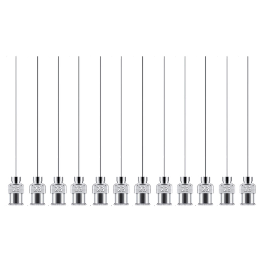12Pcs Dispensing Tip Tubes Needle With Excellent-23G 7696000627427