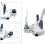 LED Magnifying Glasses Headset With Replaceable Lenses, For Reading And Circuit Board Inspection, Bright White Light 5