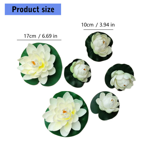 Versatile Foam Water Lilies Set Suitable For Photography 2