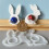 Multipurpose Easters Rabbits Silicone Mould Candle Soap-X994 7
