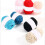 Soft Multicolor Acrylic Knitting Yarn For Crafting-sky1 blue1 6