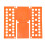 Multipurpose Garment Organiser Folding Board for Tshirt-Orange 1