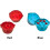 Pitter Tool For Mess Cherry Preparation, Red Handheld MultiCherry Remover 5