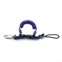 Diving Accessory 316 Stainless Steel AntiLost Rope For Cameras Blue Secure Underwater Use