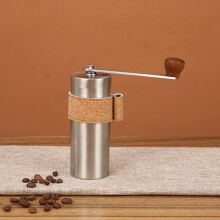Coffee Making Set Stainless Steel Pot and Cup, CorkCovered Grinder, Filter Funnel for Home or Office Brewing