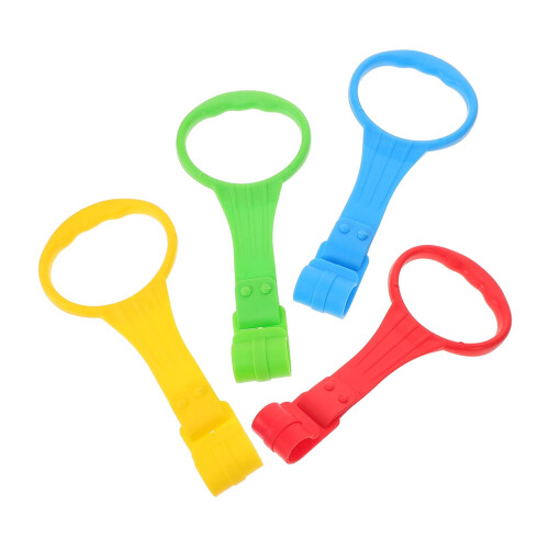 Pull Up Rings 4Piece Set For Cot And Bed Smooth Rounded Edges Safety Handgrips Lightweight Walking Exercise Assistant