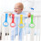 Pull Up Rings 4Piece Set For Cot And Bed Smooth Rounded Edges Safety Handgrips Lightweight Walking Exercise Assistant 3