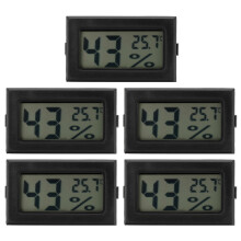 Kompaktes digitales Thermometer-Hygrometer mit LCD-Bildschirm zur Temperatur- und Feuchtigkeitsüberwachung. Hochpräziser Sensor für die