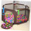 Pull Up Rings 4Piece Set, PP Plastic Cot Grab Rings for StandUp Exercises, Indoor Playpen, Smooth Surface, MultiColor 5