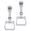Restraint Rings 2Piece Infant Walking Exercise Aid, Crawling and Walking Training Accessory, Grey 1