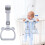 Restraint Rings 2Piece Infant Walking Exercise Aid, Crawling and Walking Training Accessory, Grey 2