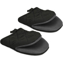 Heat Resistant Silicone Gloves, Kitchen Oven Mitts For Cooking, Non Slip Grip Flexible Ideal For Baking Easy To Clean, Waterproof Breathable Neoprene