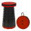 Retractable Folding Extension Stool Portable Telescopic Camping Seat Red 1
