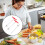 3PC Red Convolute Slicer Radish Potato Convolute Cutter, 4