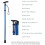 Walking Stick Folding Telescopic UltraLight FourKnuckle Design For Elderly PostSurgery Recovery Adjustable 2