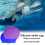 Bonnet de bain élastomère, antidérapant, en silicone durable et hydrodynamique. 8