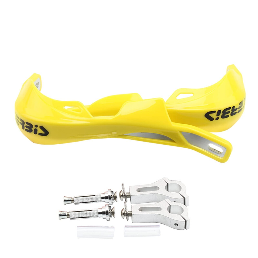 Motorcycle Handguards 22Mm 7/8' Aluminum Alloy Handlebar Protectors For Kawasaki Yamaha Honda Suzuki Yellow 9105992705511