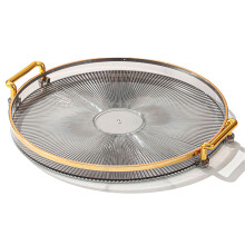 Display Tray with Handles, Luxurious and Beautiful for Watches and Makeup, Elegant Stylish Design (Generous Feel)