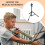 Height Adjustable Triangular Base For Stage Rehearsals Live Streaming Home Use 2