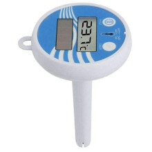 Heavy Duty Floating Thermometer, Solar Powered Display Waterproof Shatter Resistant, Digital Lcd For Indoor Outdoor Pools Spas Hot Tubs Ponds, Versati